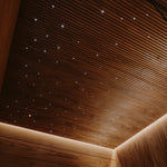 Sauna lighting starry sky
