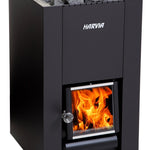 Harvia Linear 18 Compact Black – Vedfyrt badstuovn