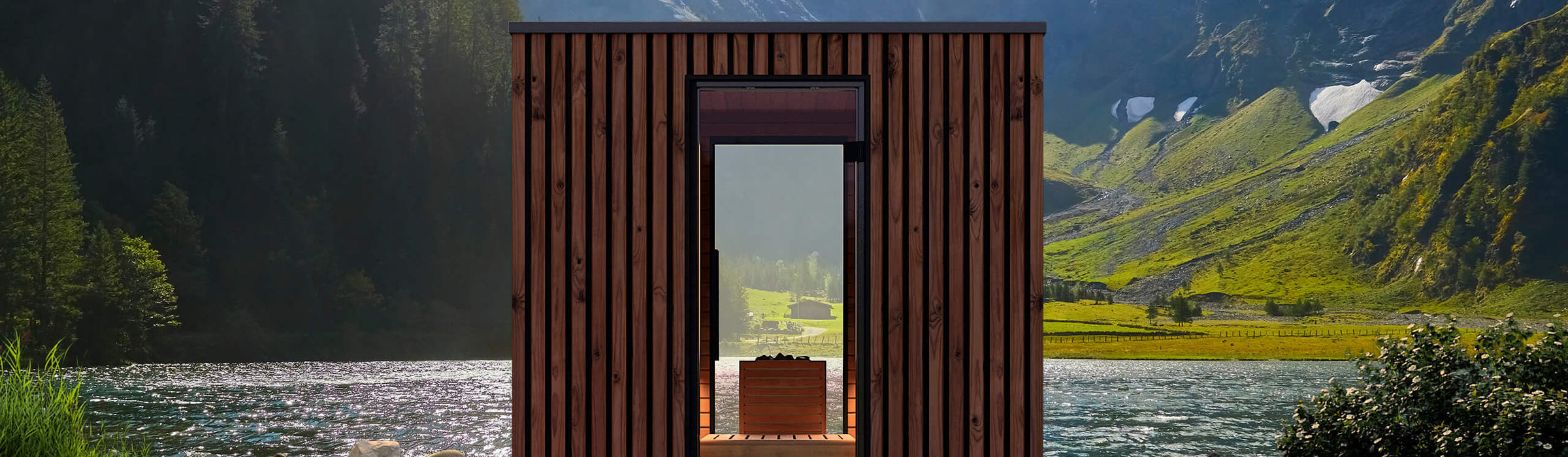 Outdoor sauna